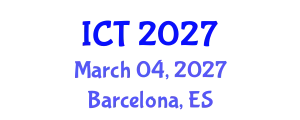 International Conference on Toxicology (ICT) March 04, 2027 - Barcelona, Spain