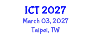 International Conference on Toxicology (ICT) March 03, 2027 - Taipei, Taiwan
