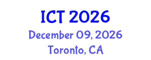 International Conference on Toxicology (ICT) December 09, 2026 - Toronto, Canada