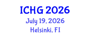 International Conference on Human Genetics (ICHG) July 19, 2026 - Helsinki, Finland