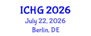 International Conference on Human Genetics (ICHG) July 22, 2026 - Berlin, Germany