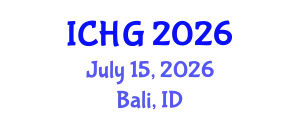 International Conference on Human Genetics (ICHG) July 15, 2026 - Bali, Indonesia