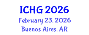International Conference on Human Genetics (ICHG) February 23, 2026 - Buenos Aires, Argentina