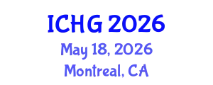 International Conference on Human Genetics (ICHG) May 18, 2026 - Montreal, Canada