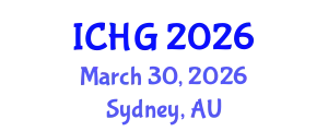 International Conference on Human Genetics (ICHG) March 30, 2026 - Sydney, Australia