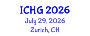 International Conference on Human Genetics (ICHG) July 29, 2026 - Zurich, Switzerland