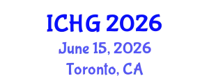 International Conference on Human Genetics (ICHG) June 15, 2026 - Toronto, Canada