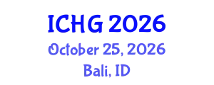 International Conference on Human Genetics (ICHG) October 25, 2026 - Bali, Indonesia