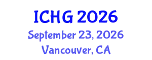 International Conference on Human Genetics (ICHG) September 23, 2026 - Vancouver, Canada