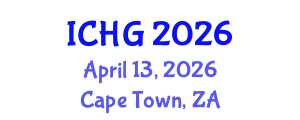 International Conference on Human Genetics (ICHG) April 13, 2026 - Cape Town, South Africa
