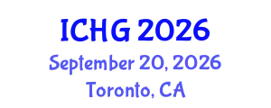 International Conference on Human Genetics (ICHG) September 20, 2026 - Toronto, Canada