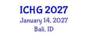 International Conference on Human Genetics (ICHG) January 14, 2027 - Bali, Indonesia