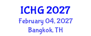 International Conference on Human Genetics (ICHG) February 04, 2027 - Bangkok, Thailand