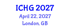 International Conference on Human Genetics (ICHG) April 22, 2027 - London, United Kingdom