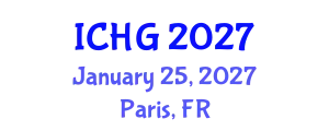 International Conference on Human Genetics (ICHG) January 25, 2027 - Paris, France