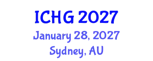 International Conference on Human Genetics (ICHG) January 28, 2027 - Sydney, Australia