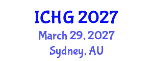 International Conference on Human Genetics (ICHG) March 29, 2027 - Sydney, Australia
