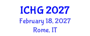 International Conference on Human Genetics (ICHG) February 18, 2027 - Rome, Italy