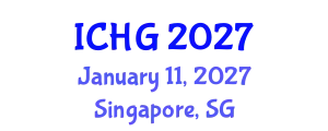 International Conference on Human Genetics (ICHG) January 11, 2027 - Singapore, Singapore