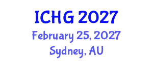 International Conference on Human Genetics (ICHG) February 25, 2027 - Sydney, Australia