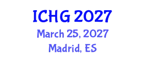 International Conference on Human Genetics (ICHG) March 25, 2027 - Madrid, Spain