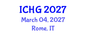 International Conference on Human Genetics (ICHG) March 04, 2027 - Rome, Italy