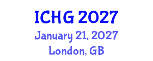 International Conference on Human Genetics (ICHG) January 21, 2027 - London, United Kingdom