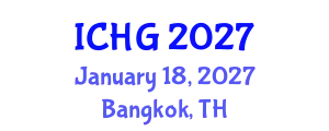 International Conference on Human Genetics (ICHG) January 18, 2027 - Bangkok, Thailand
