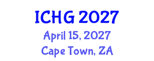 International Conference on Human Genetics (ICHG) April 15, 2027 - Cape Town, South Africa