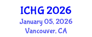 International Conference on Human Genetics (ICHG) January 05, 2026 - Vancouver, Canada