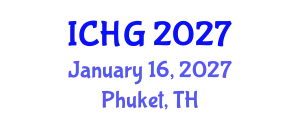 International Conference on Human Genetics (ICHG) January 16, 2027 - Phuket, Thailand