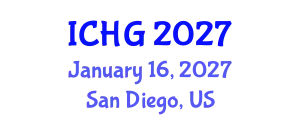 International Conference on Human Genetics (ICHG) January 16, 2027 - San Diego, United States