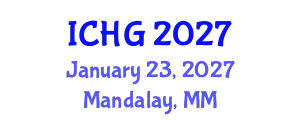 International Conference on Human Genetics (ICHG) January 23, 2027 - Mandalay, Myanmar