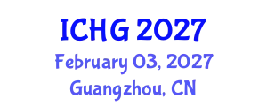 International Conference on Human Genetics (ICHG) February 03, 2027 - Guangzhou, China
