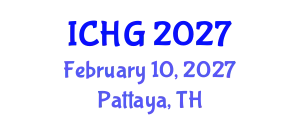 International Conference on Human Genetics (ICHG) February 10, 2027 - Pattaya, Thailand