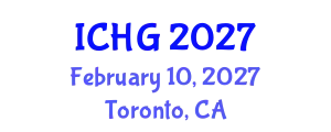International Conference on Human Genetics (ICHG) February 10, 2027 - Toronto, Canada