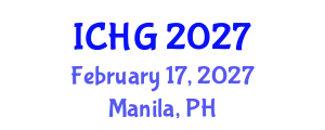 International Conference on Human Genetics (ICHG) February 17, 2027 - Manila, Philippines