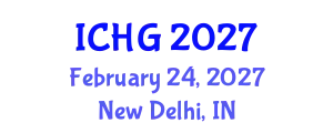 International Conference on Human Genetics (ICHG) February 24, 2027 - New Delhi, India
