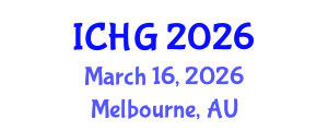 International Conference on Human Genetics (ICHG) March 16, 2026 - Melbourne, Australia