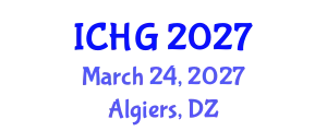 International Conference on Human Genetics (ICHG) March 24, 2027 - Algiers, Algeria