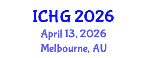 International Conference on Human Genetics (ICHG) April 13, 2026 - Melbourne, Australia