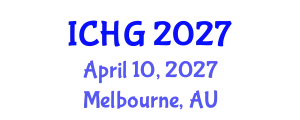 International Conference on Human Genetics (ICHG) April 10, 2027 - Melbourne, Australia