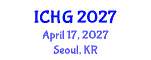 International Conference on Human Genetics (ICHG) April 17, 2027 - Seoul, Republic of Korea