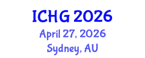International Conference on Human Genetics (ICHG) April 27, 2026 - Sydney, Australia