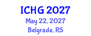 International Conference on Human Genetics (ICHG) May 22, 2027 - Belgrade, Serbia