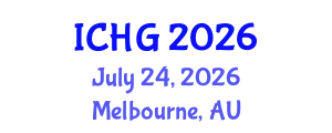 International Conference on Human Genetics (ICHG) July 24, 2026 - Melbourne, Australia