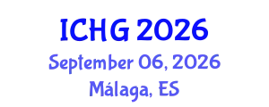 International Conference on Human Genetics (ICHG) September 06, 2026 - Málaga, Spain