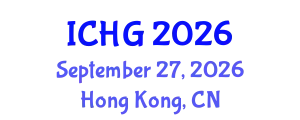 International Conference on Human Genetics (ICHG) September 27, 2026 - Hong Kong, China