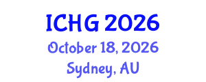 International Conference on Human Genetics (ICHG) October 18, 2026 - Sydney, Australia