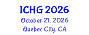 International Conference on Human Genetics (ICHG) October 21, 2026 - Quebec City, Canada